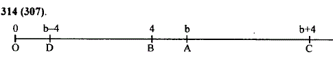 На координатном луче отмечены точки А(b) и B(4) (рис. 41). Отметьте на ..., Задача 10154, Математика