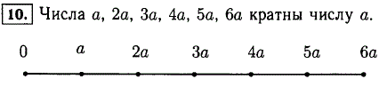 На координатном луче отмечено число а. Отметьте на этом ..., Задача 11699, Математика