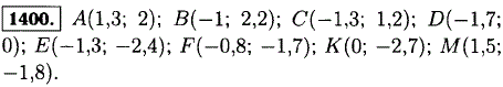 На миллиметровой бумаге отмечены точки A, B, C, D, E, F, ..., Задача 13121, Математика