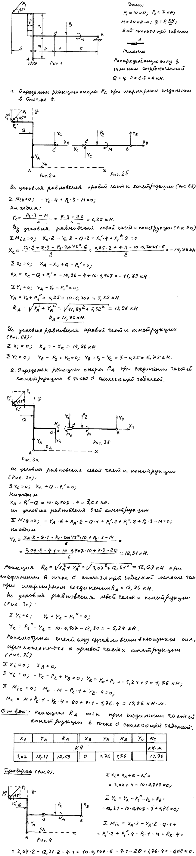 Яблонский задание С3..., Задача 14086, Теоретическая механика