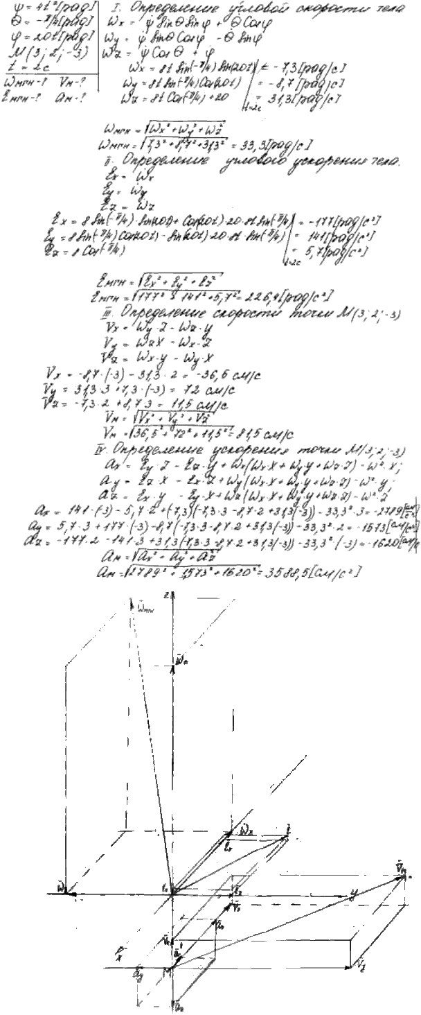 Яблонский задание К5..., Задача 14423, Теоретическая механика