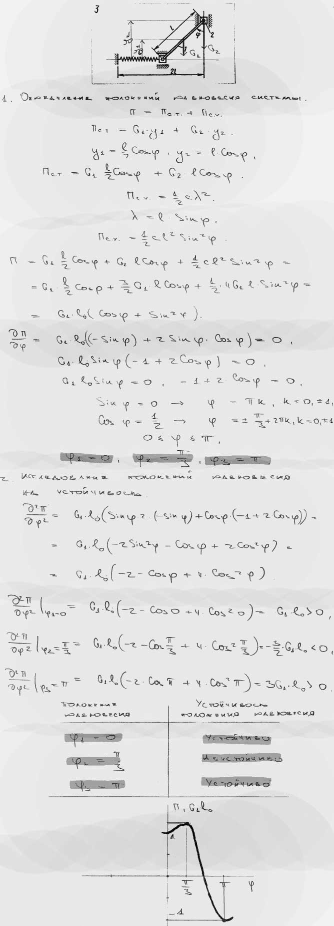 Яблонский задание Д2..., Задача 15254, Теоретическая механика