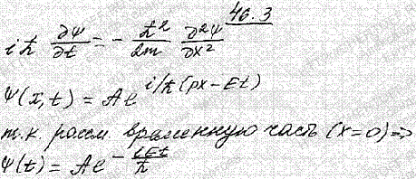Временная часть уравнения Шредингера имеет вид......, Задача 4653, Физика
