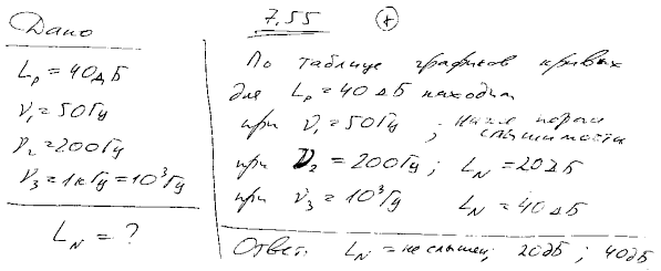 Три тона, частоты которых равны соответственно ν1=50 Гц, ν2=200 Гц и ν3=1 кГц, имеют одинаковый уровень интенсивн..., Задача 6217, Физика