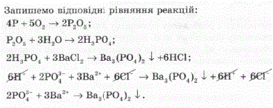 Генетичний зв’язок фосфору та його сполук відображає схема: P - P2O5 - H3PO4 - Ba3(PO4)2 Підтвердіть його записом молекулярних рівня..., Задача 7753, Химия