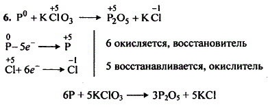 Взаимодействие красного фосфора с бертолетовой солью описывается следующей схемой P + KClO3 - P2O5 + KCl. Составьте у..., Задача 7656, Химия